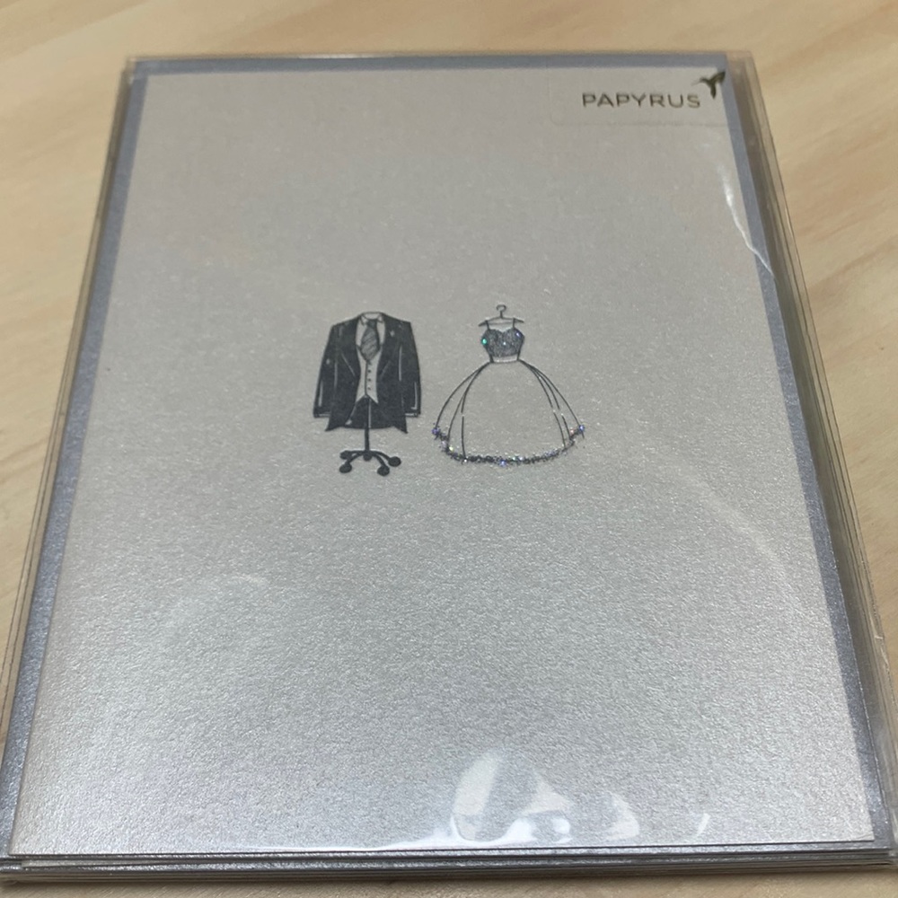 Papyrus Wedding Card